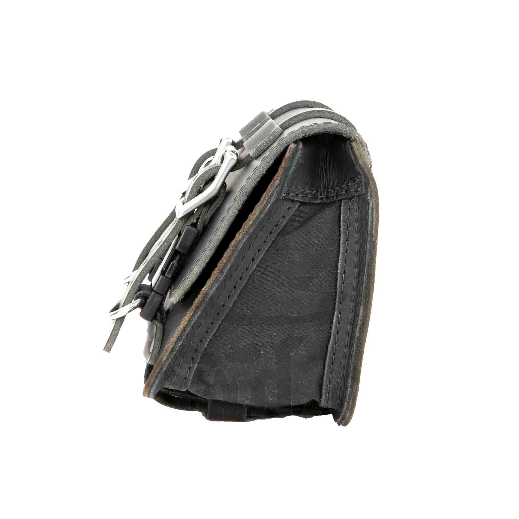 Upgrade your Harley-Davidson® Dyna with the DBB03WC Dyna Expandable Battery Bag. Hand crafted in USA with premium water buffalo leather, waxed canvas and stainless steel hardware. Durable and stylish, it's the perfect fit for your motorcycle.