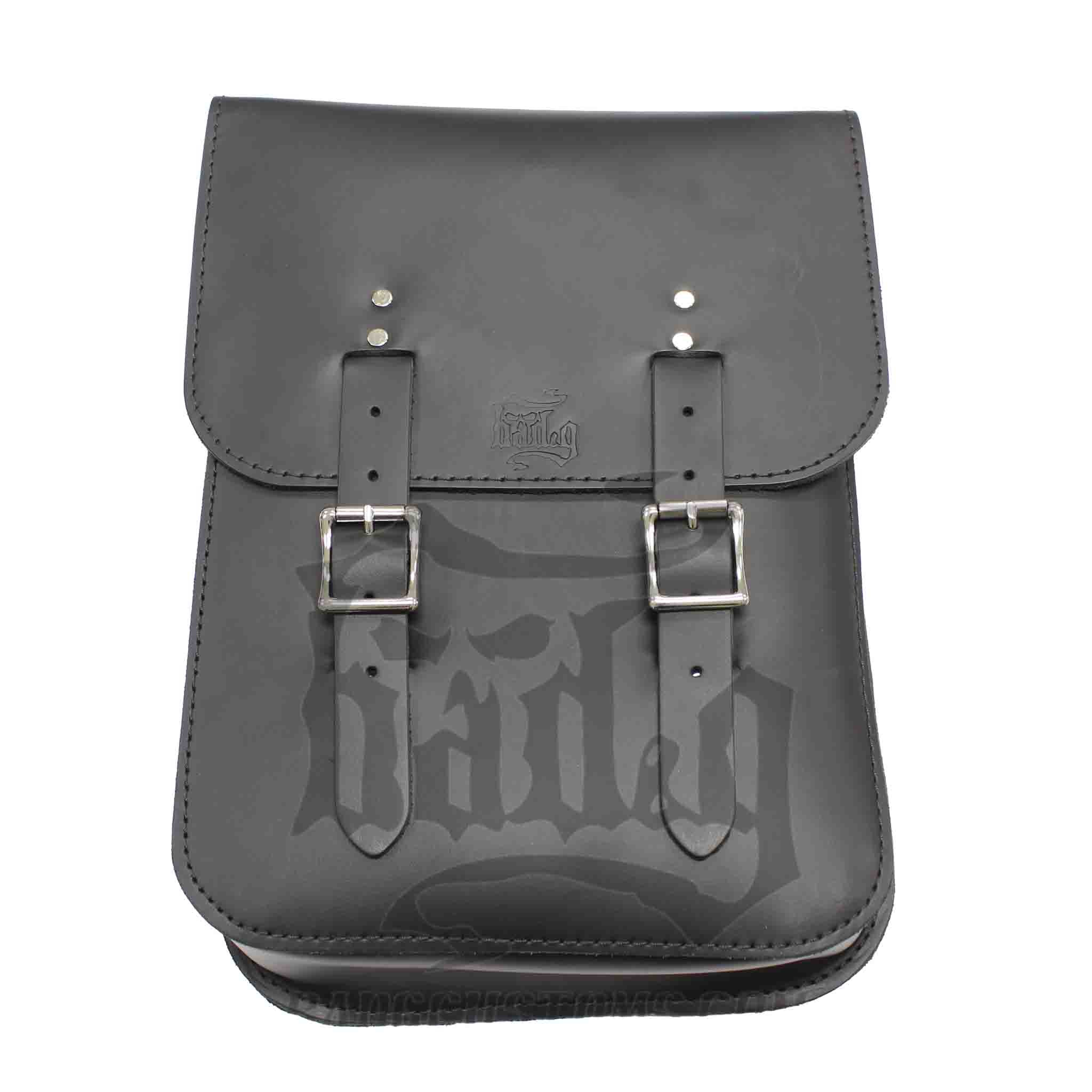 Upgrade your Harley-Davidson® Softail with the SHL04 Left Side Swingarm Solo Bag. Hand crafted in USA with premium leather and top quality hardware. Designed to fit all Pre-2017 Harley-Davidson® Softail models*. Durable and stylish, it features easy installation and it's the perfect fit for your motorcycle.