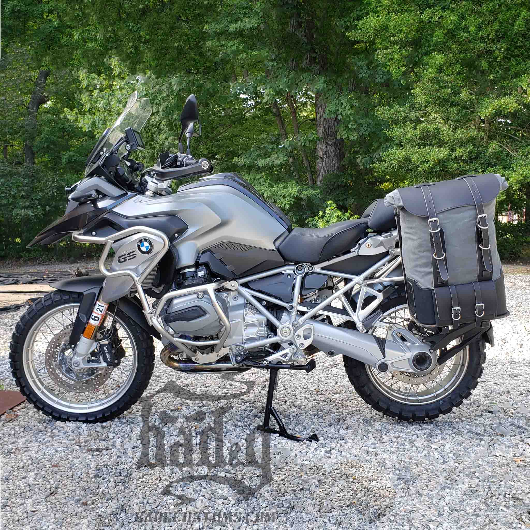 Upgrade your ride with the URB10 Rolltop Saddlebags. Unique design enables quick conversion from saddlebag to backpack. Hand crafted in USA with premium veg tan water buffalo leather, waxed canvas and stainless steel hardware. Durable and stylish, they are the perfect fit for your motorcycle.