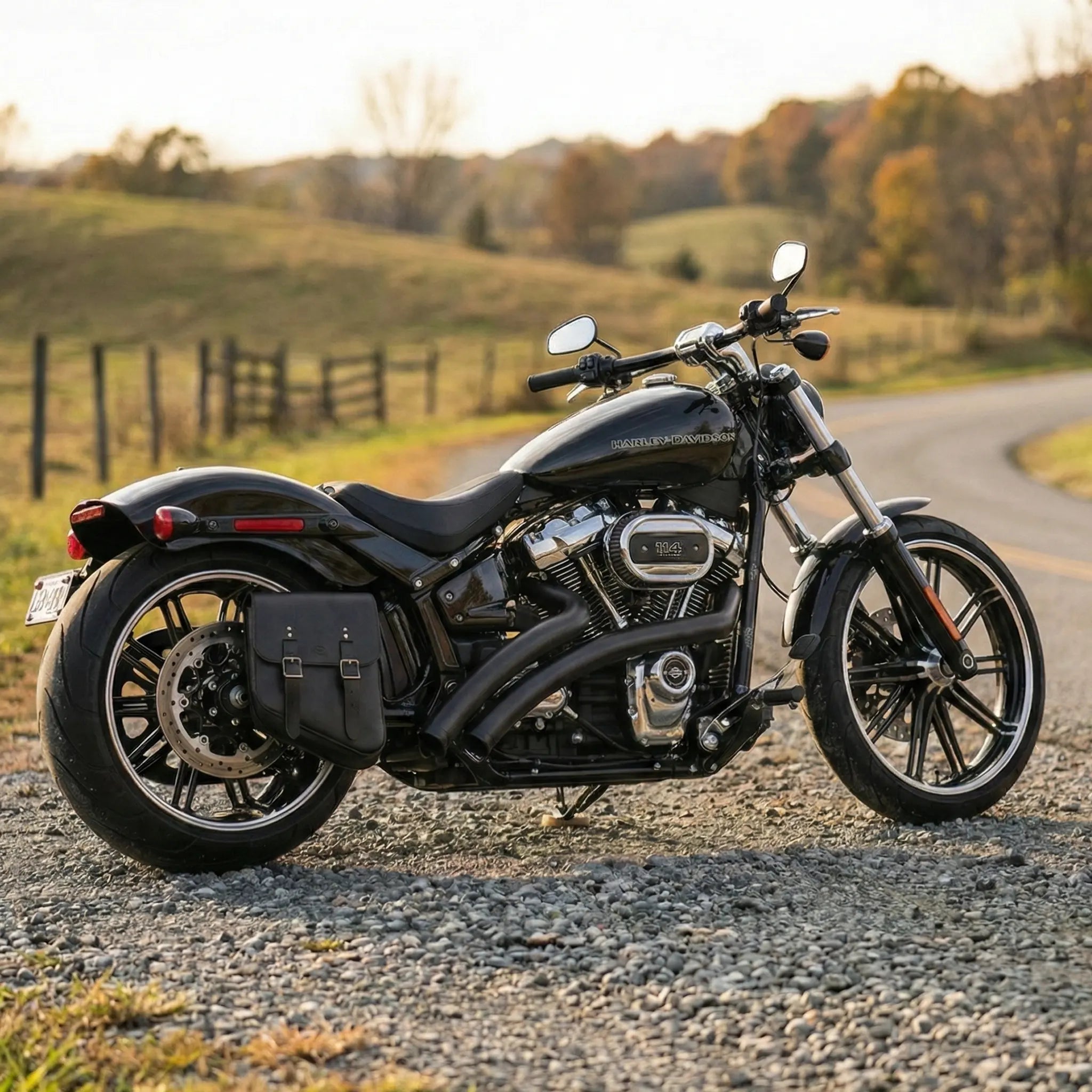 H-D® 2018-Later Softail Left Side Solo Bag - SHR03