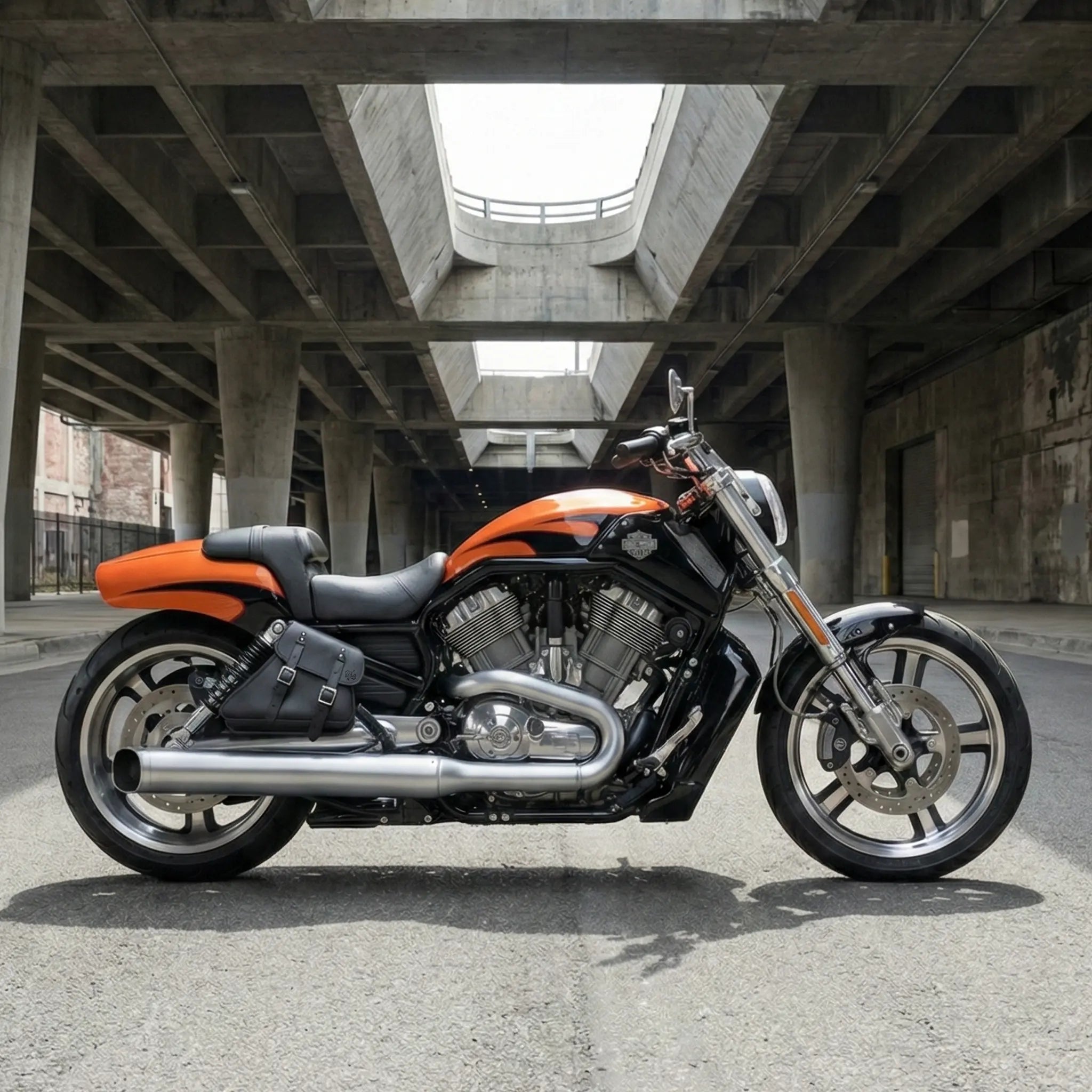 H-D® V-Rod Right Side Solo Bag - VRR02