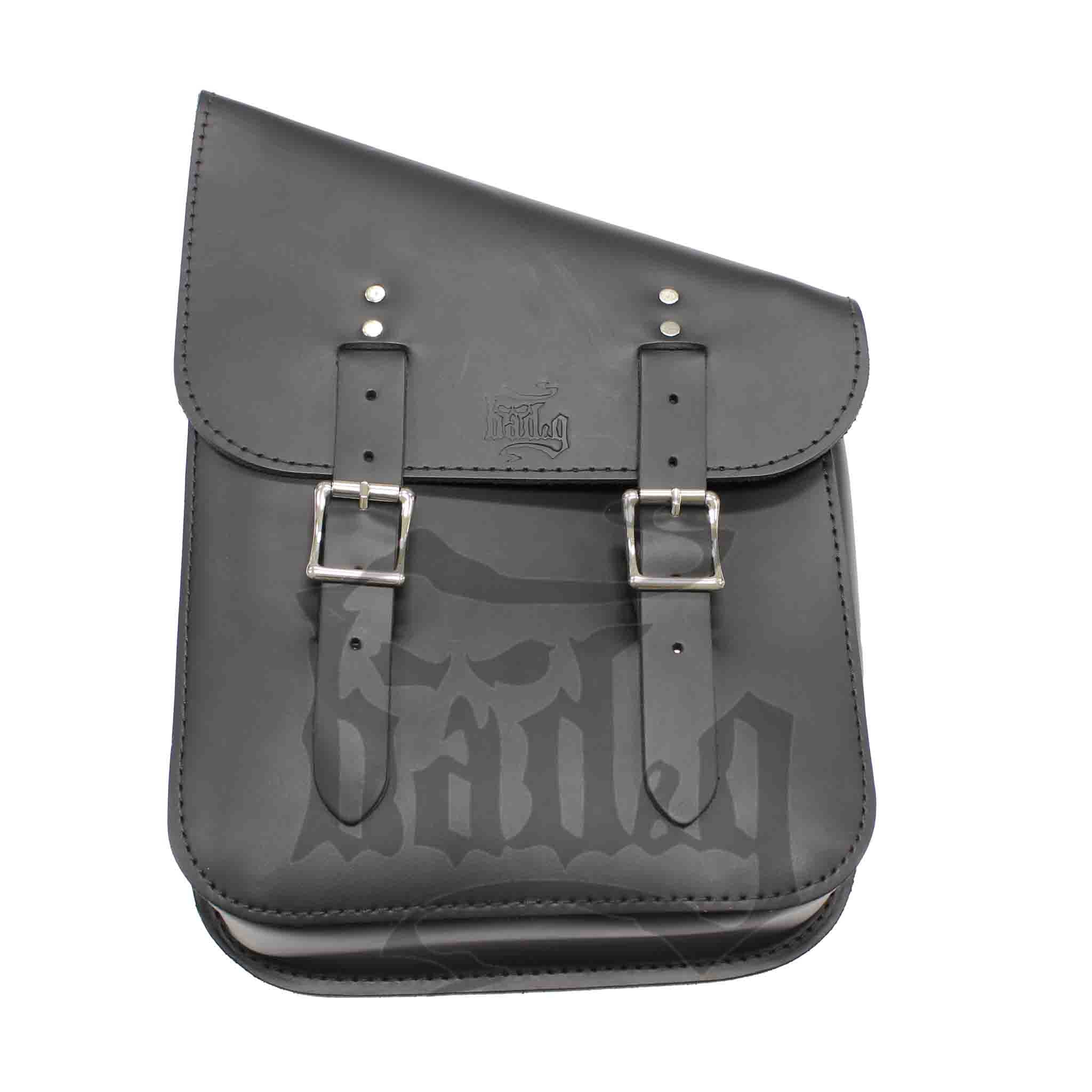 Upgrade your Harley-Davidson® Softail with the SHL02 Left Side Swingarm Solo Bag. Hand crafted in USA with premium leather and top quality hardware. Designed to fit all Pre-2017 Harley-Davidson® Softail models*. Durable and stylish, it features easy installation and it's the perfect fit for your motorcycle.
