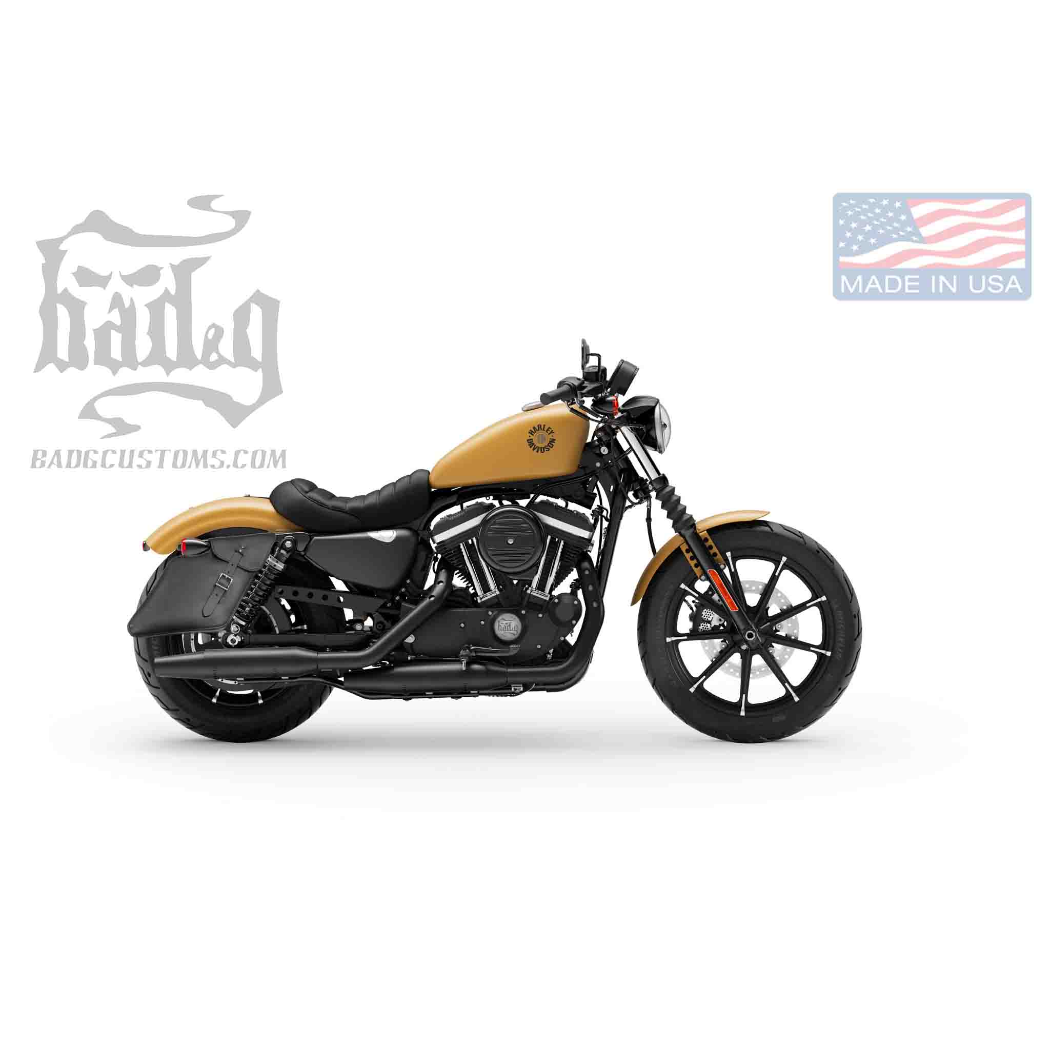 Upgrade your Harley-Davidson® Sportster with the SR05 Right Side Solo Bag. Hand crafted in USA with premium leather and top quality hardware. Durable and stylish, it's the perfect fit for your motorcycle.