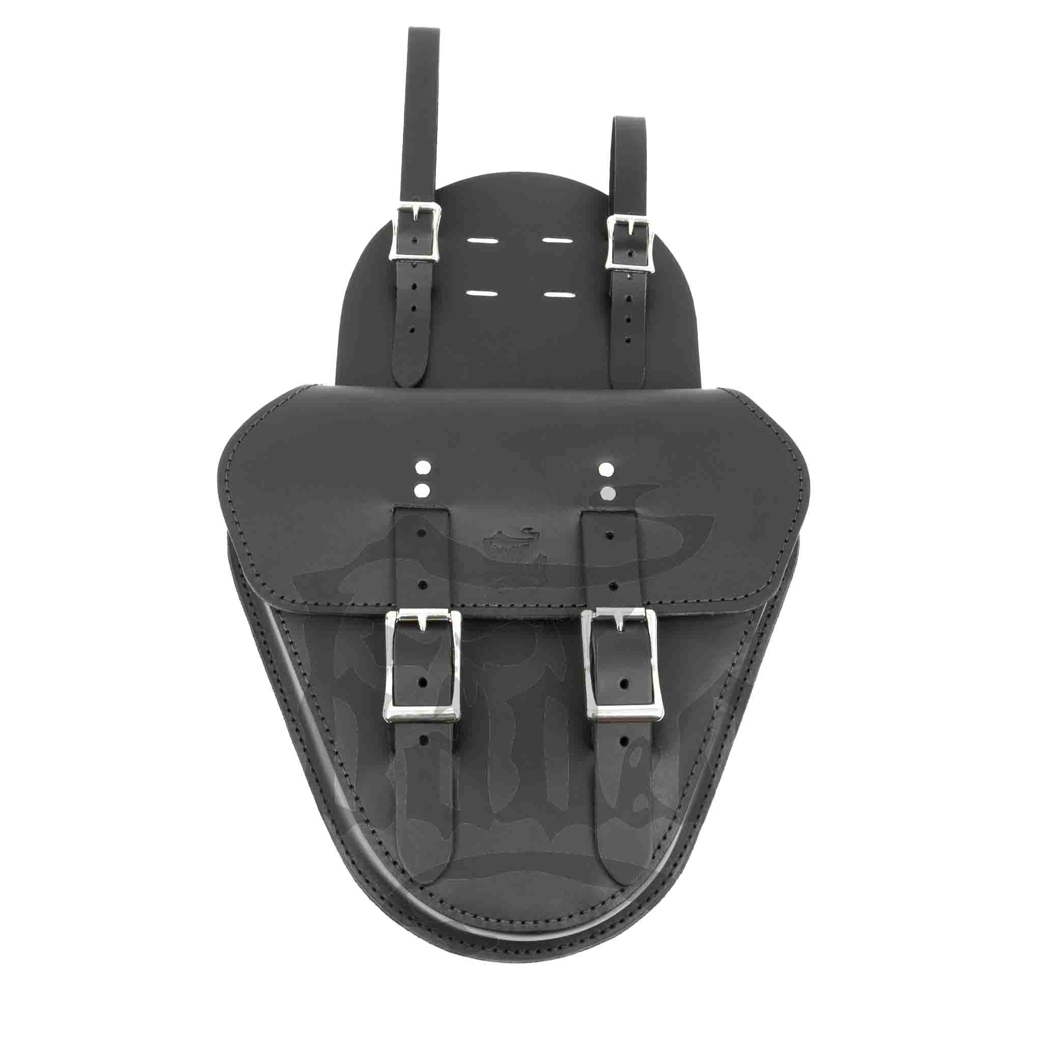 Upgrade your Triumph Bonneville, Street Twin, Street Cup, Thruxton or Scrambler with the TSB03 Side Cover Solo Bag. Hand crafted in USA with premium leather and top quality hardware. Durable and stylish, it's the perfect fit for your motorcycle.